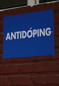 Anti-Doping Control Room Sign