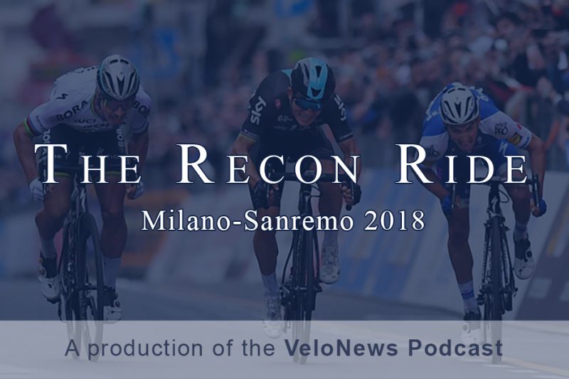 Recon Ride Milan-Sanremo 2018